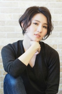 オトナかわいいショートボブ